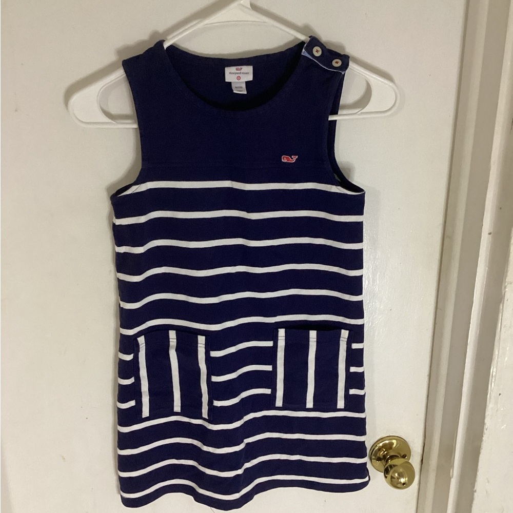 Vineyard Vines for Target Striped Crewneck Tank Dress Size Med (7/8)